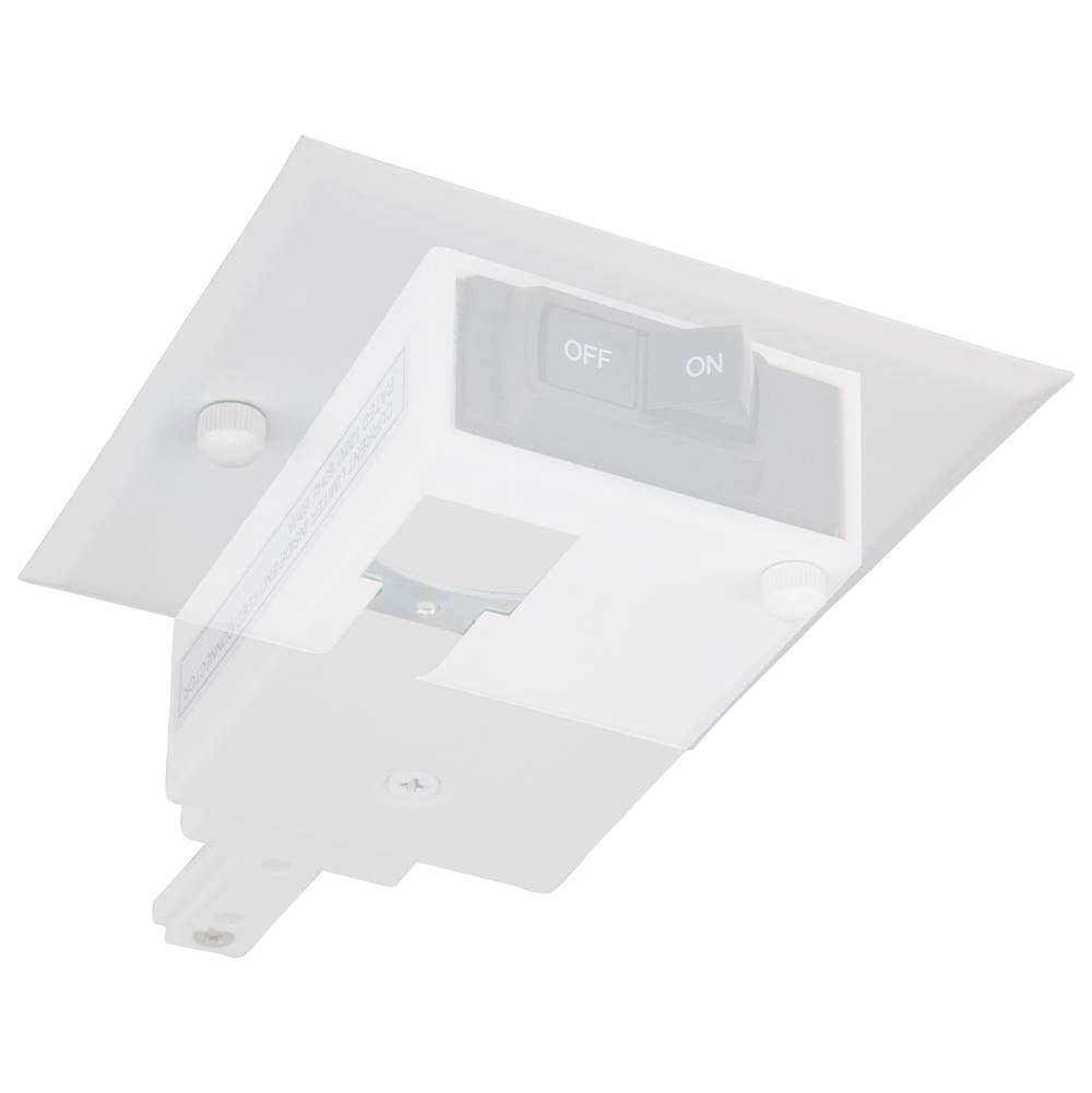 Nuvo TP212 White White Current Limiter Canopy Track Plate Image 3