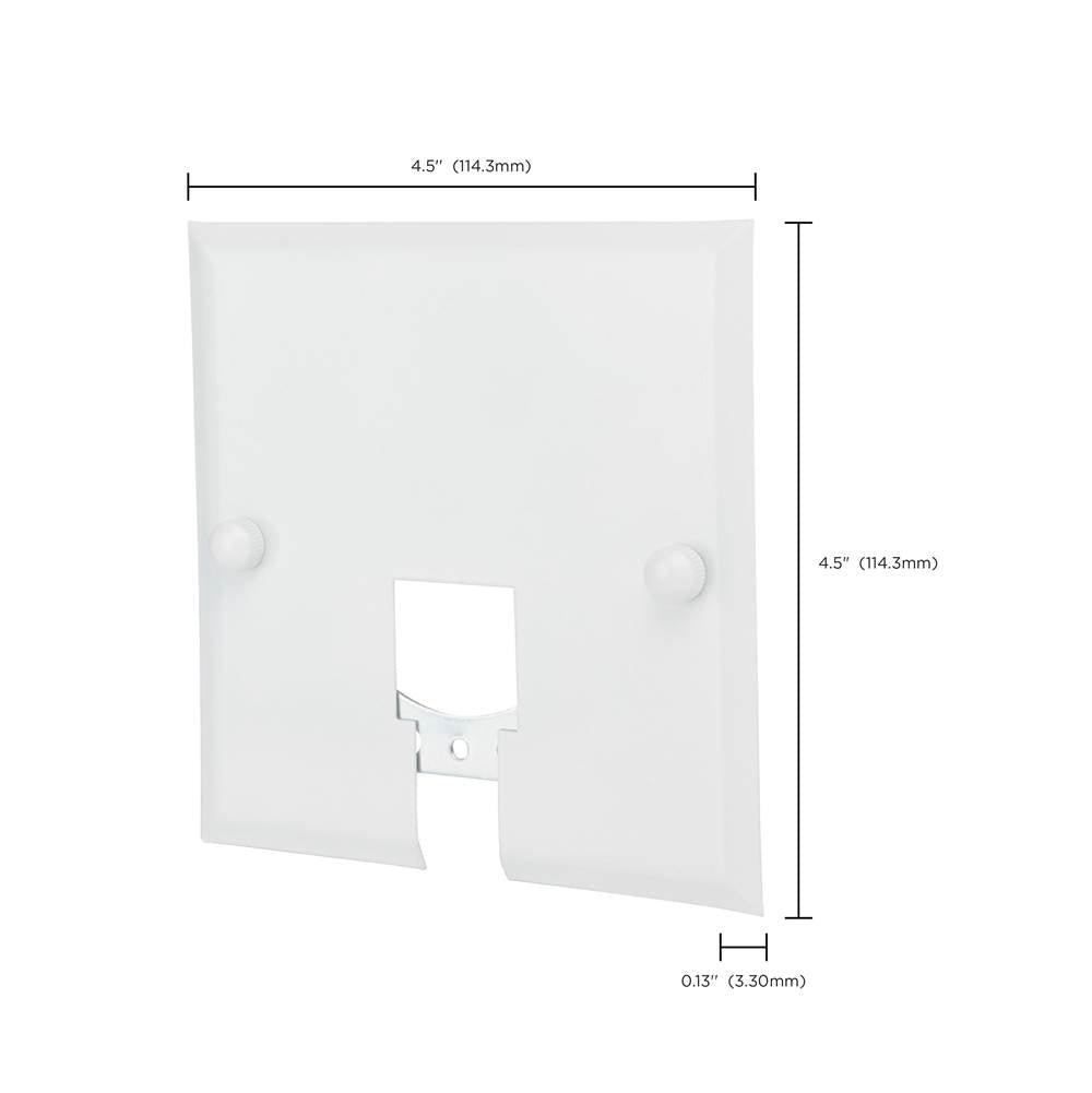Nuvo TP212 White White Current Limiter Canopy Track Plate Image 2