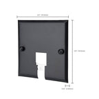 Nuvo TP213 Black Black Current Limiter Canopy Track Plate Image 2