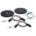 Nuvo  Track Suspension Aircraft Cable; Black Canopy