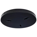 Nuvo  Triple Monopoint Adapter - Round - Black Finish