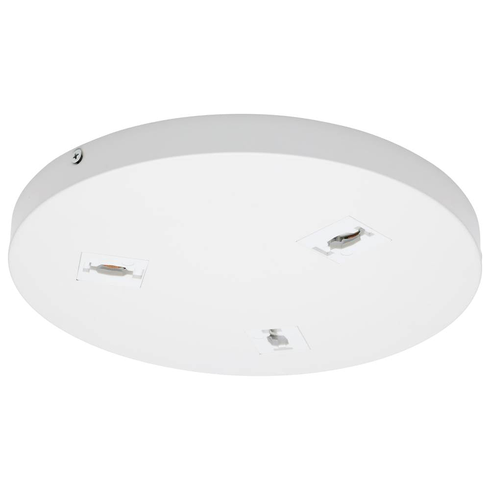 Nuvo  Triple Monopoint Adapter - Round - White Finish