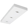 Nuvo  Triple Monopoint Adapter - Rectangular - White Finish