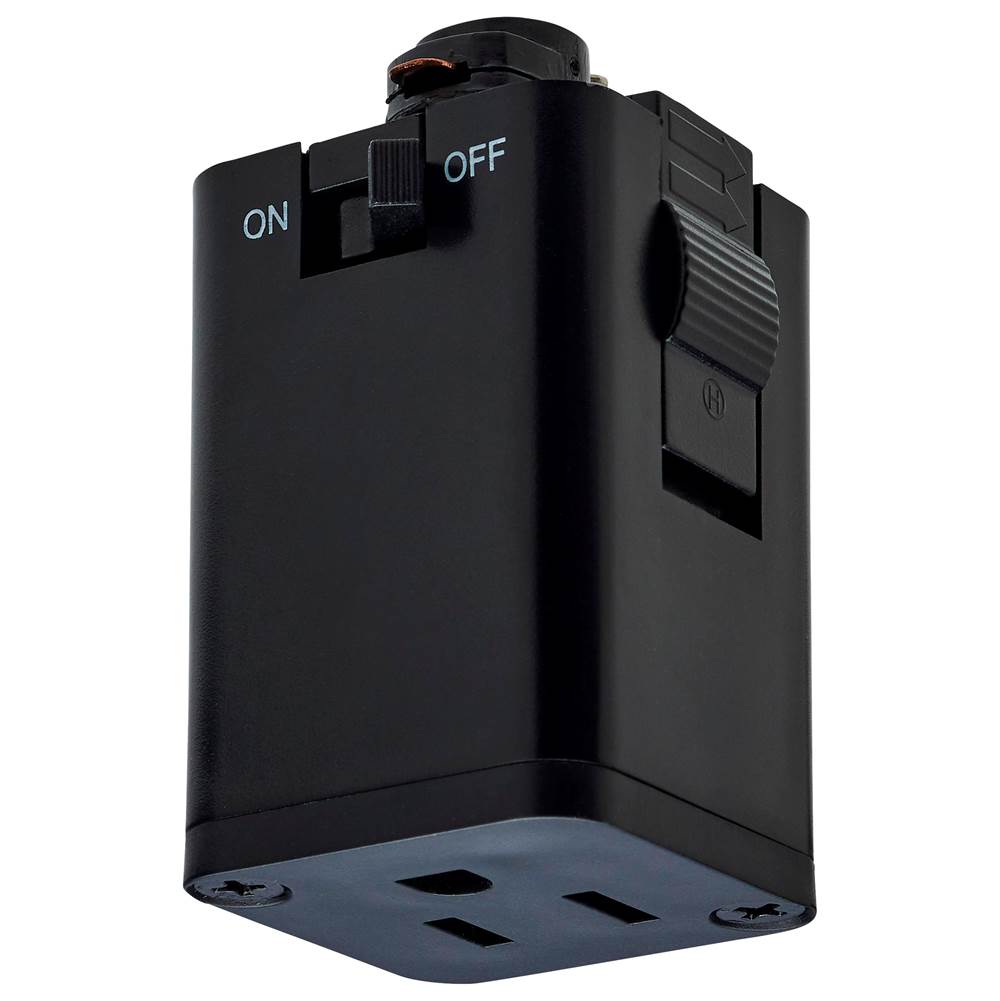 Nuvo  Outlet Track Adapter - Black Finish