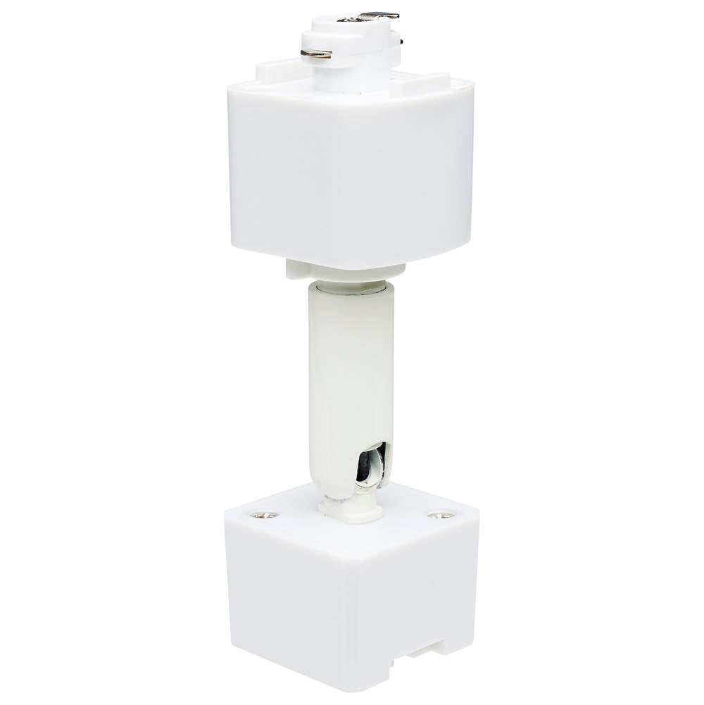 Nuvo  Sloped Ceiling Track Adapter - White Finish