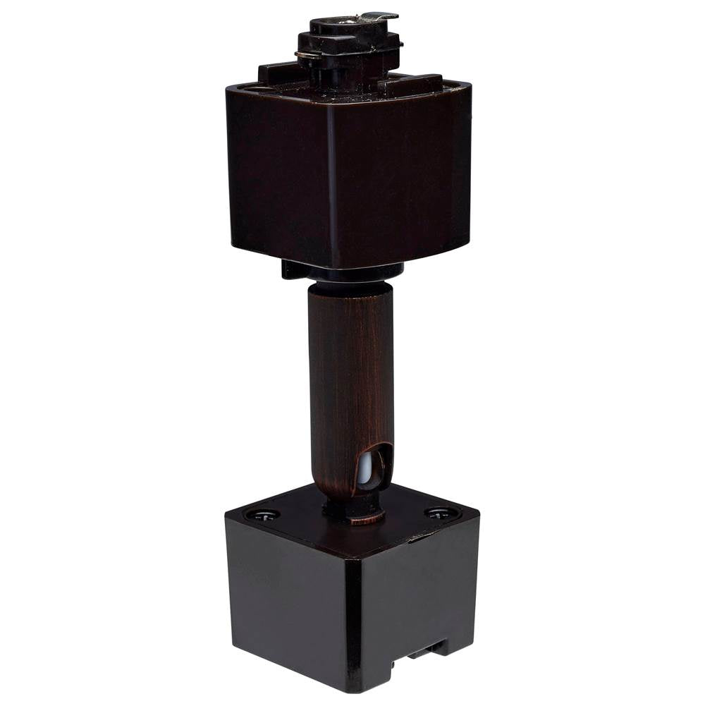 Nuvo  Sloped Ceiling Track Adapter - Brown Finish