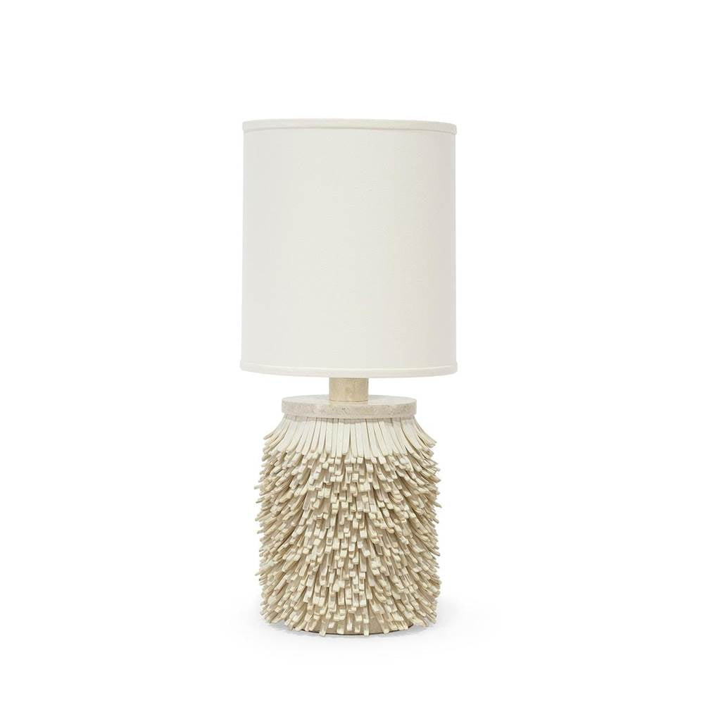 Palecek 2037-55 White Colette Table Lamp White Image 1