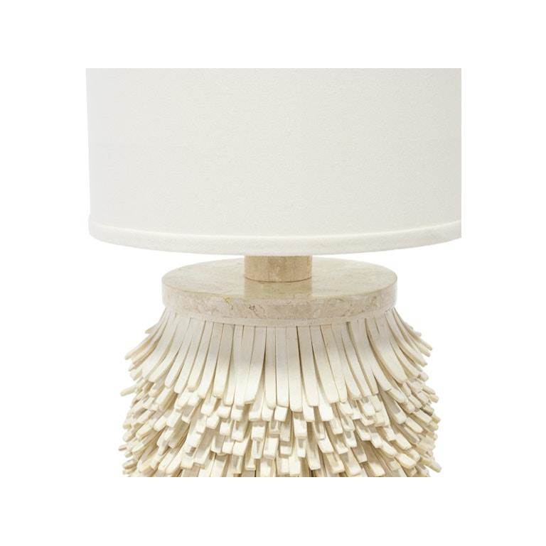 Palecek Colette Table Lamp White