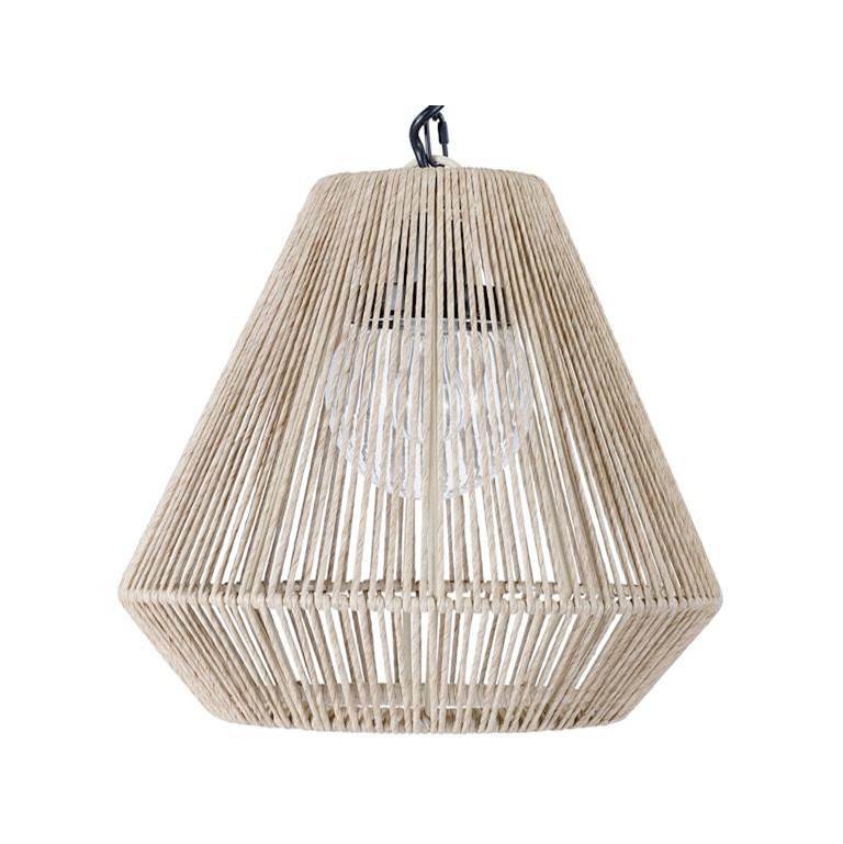 Palecek Tanner Outdoor Pendant Tapered Natural