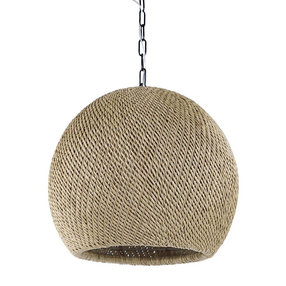Palecek 2052-79  Augustine Outdoor Pendant Sphere Image 1