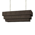 Palecek Everly Rectangular Chandelier Espresso