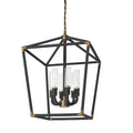 Palecek 2100-10 Black Hollister Outdoor Chandelier Large Black Image 1