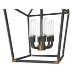 Palecek Hollister Outdoor Chandelier Large Black