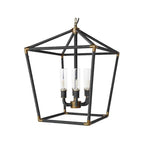 Palecek 2100-10 Black Hollister Outdoor Chandelier Large Black Image 2