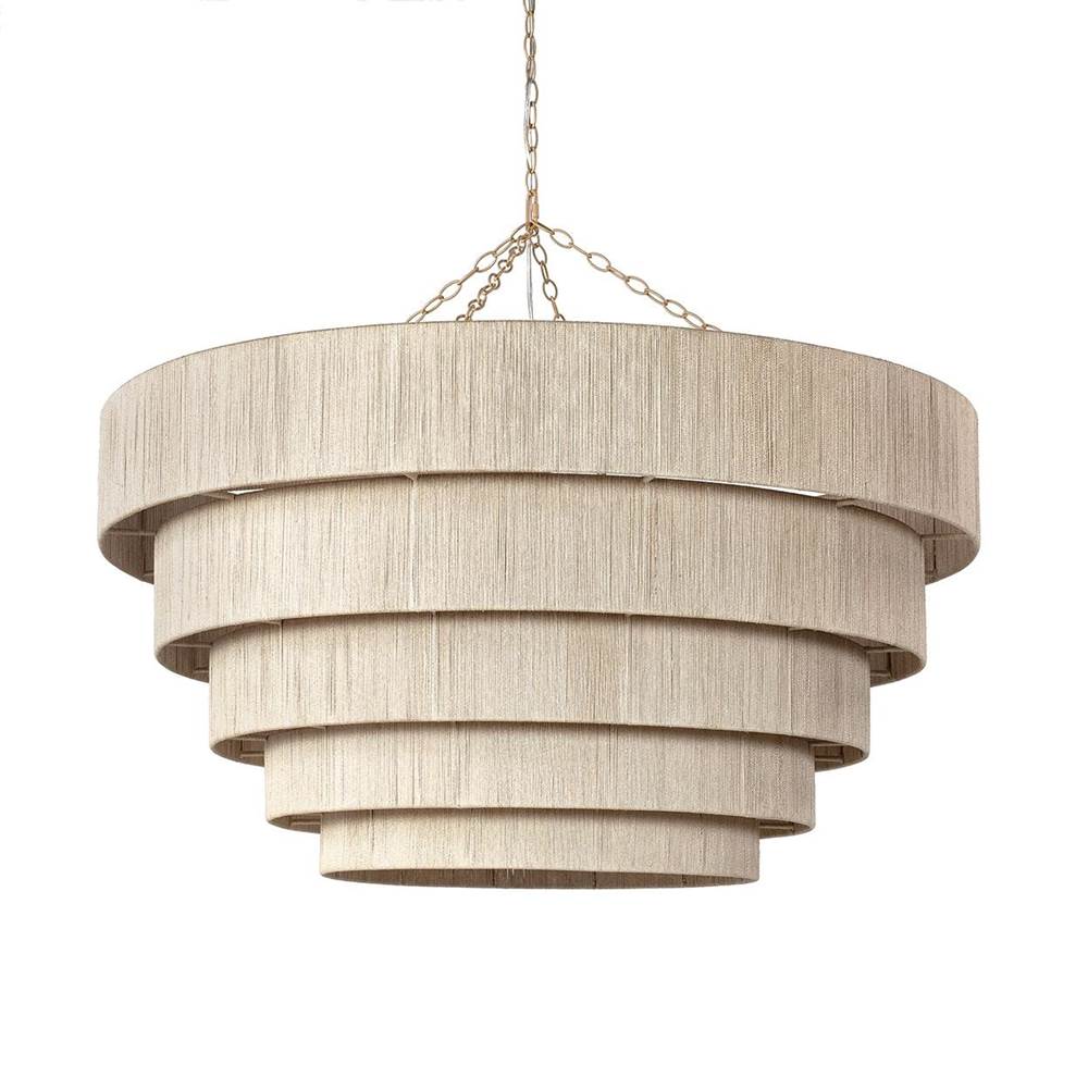 Palecek 2139-79  Everly Oversized Chandelier 5 Tier Image 1