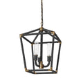 Palecek 2148-10 Black Hollister Outdoor Chandelier Small Black Image 1