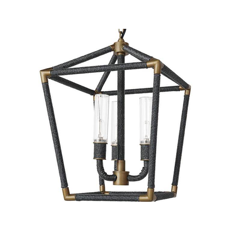 Palecek Hollister Outdoor Chandelier Small Black