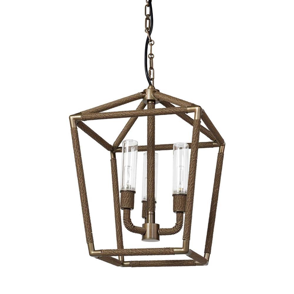 Palecek 2148-79  Hollister Outdoor Chandelier Small Natural Image 1