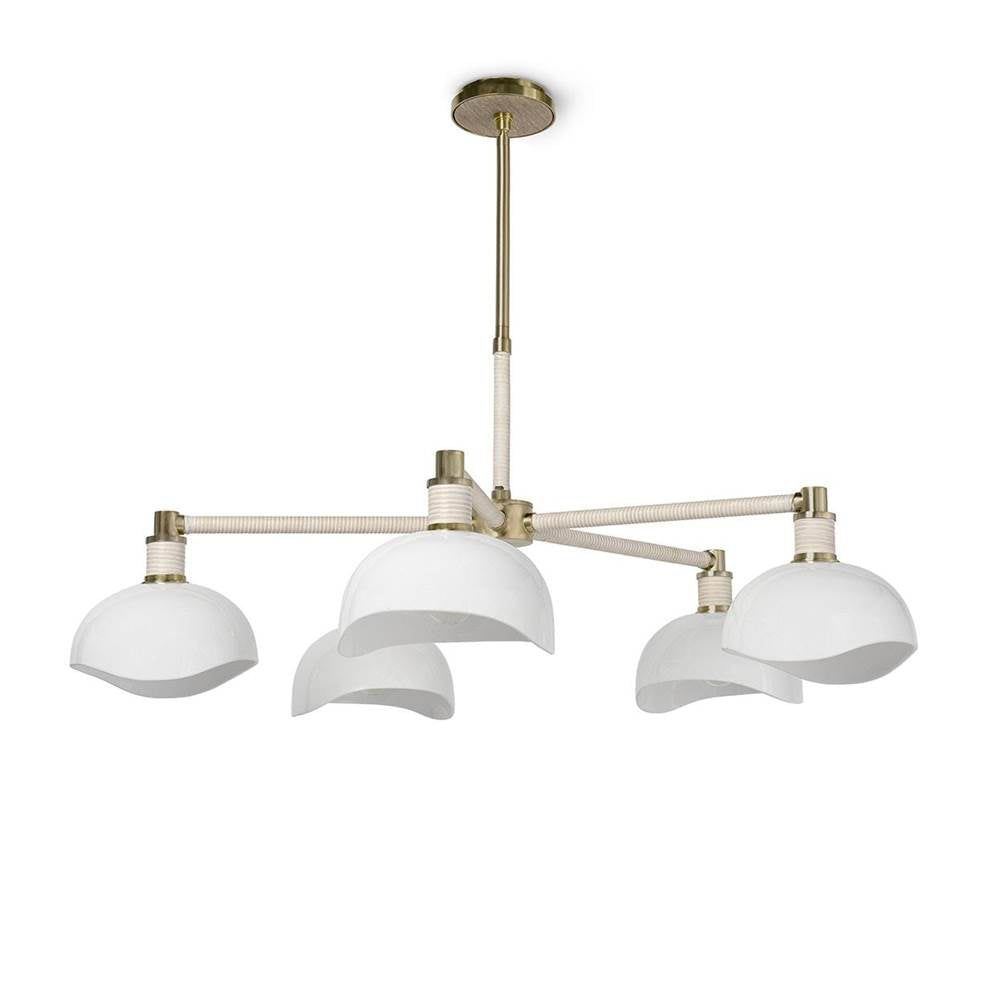 Palecek Brooklyn Chandelier Large Oak