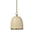 Palecek 2280-79  Rivoli Leather Pendant Sand Image 1