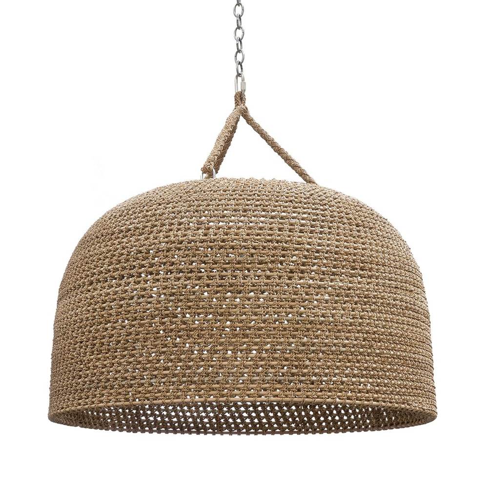 Palecek 2411-79  Green Oaks Oversize Pendant Natural Image 1