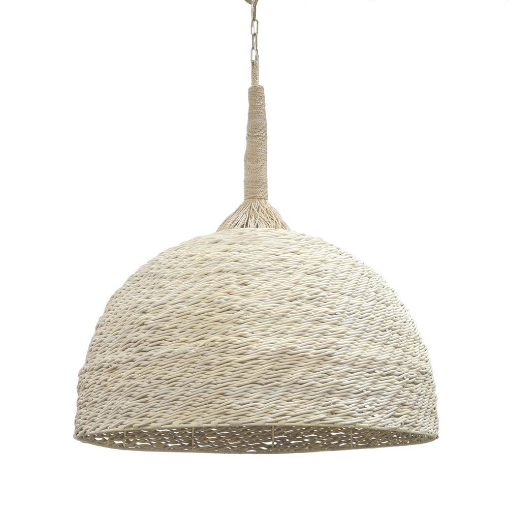 Palecek Wisteria Oversize Pendant Whitewash