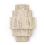 Palecek 2442-79  Everly 5 Tiered Sconce Natural Image 1