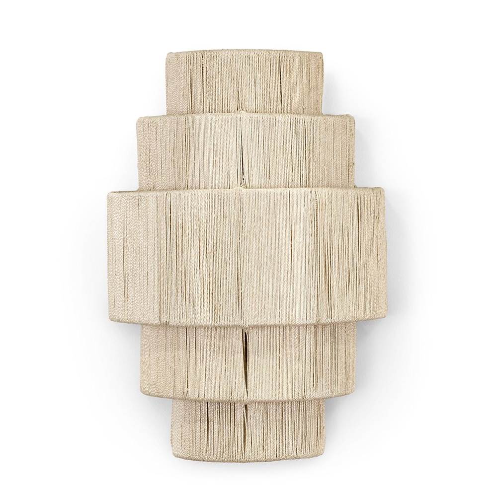 Palecek 2442-79  Everly 5 Tiered Sconce Natural Image 1