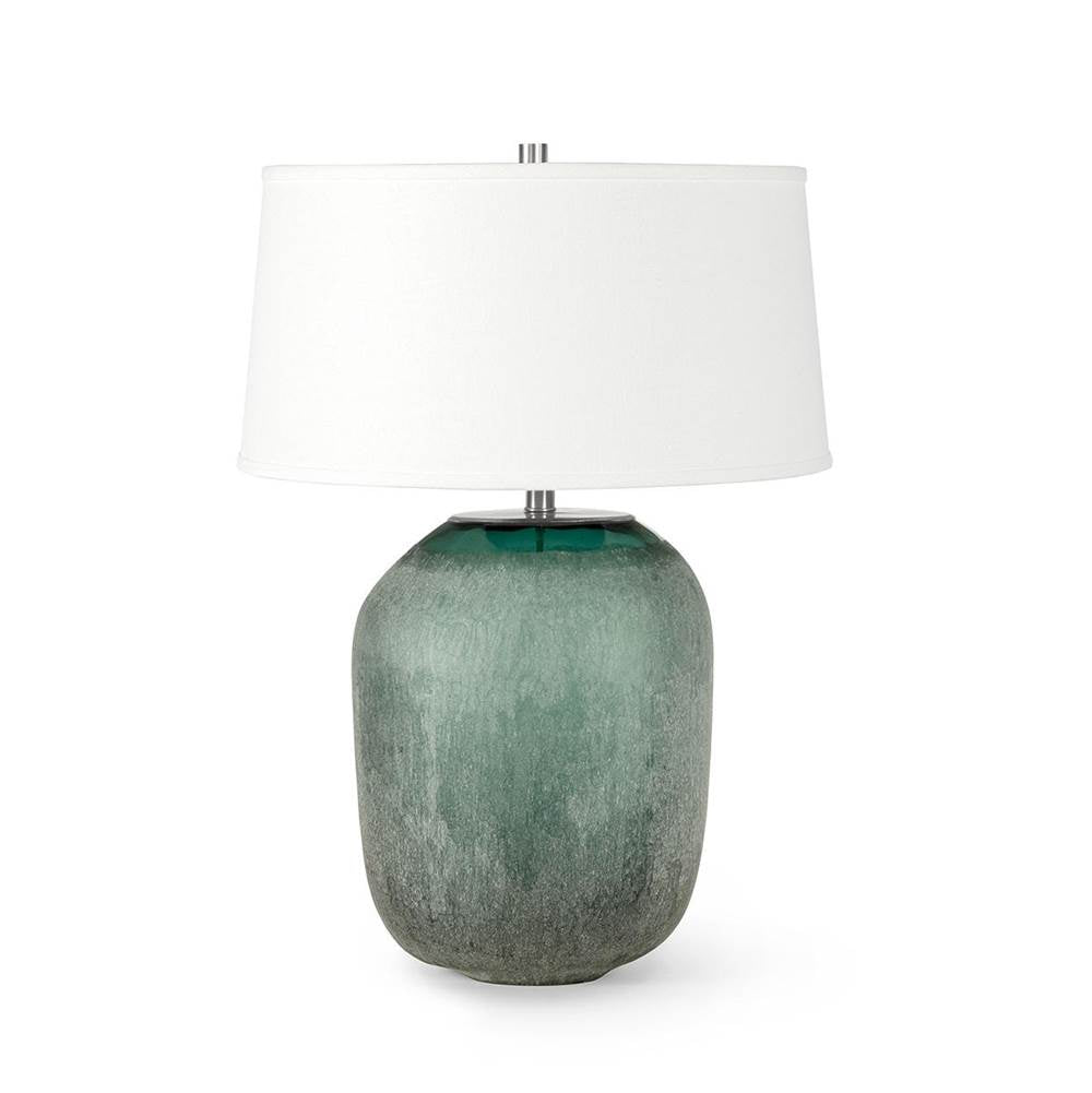 Palecek 2684-94  Mykonos Glass Table Lamp Tall Image 1