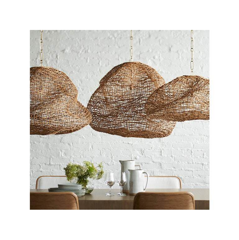 Palecek Andorra Wicker Pendant Large Natural