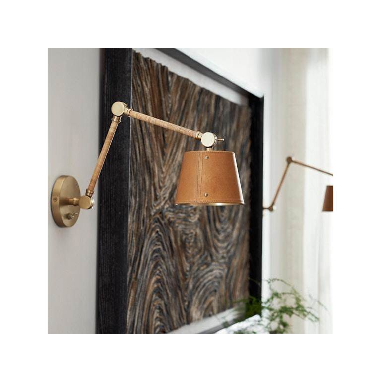 Palecek Hendrick Articulating Sconce Cognac