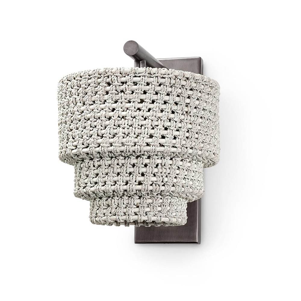 Palecek Verabda Veranda Sconce Whitewash Bronze