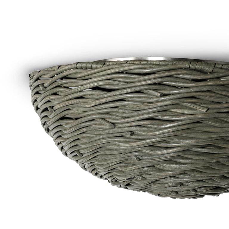 Palecek Wisteria Flush Mount Grey Pewter