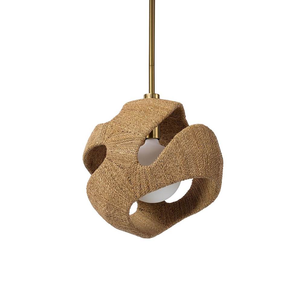 Palecek 2953-01 Natural Corsica Pendant Mini Natural Image 1