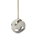 Palecek 2953-79 White Corsica Pendant Mini White Image 1
