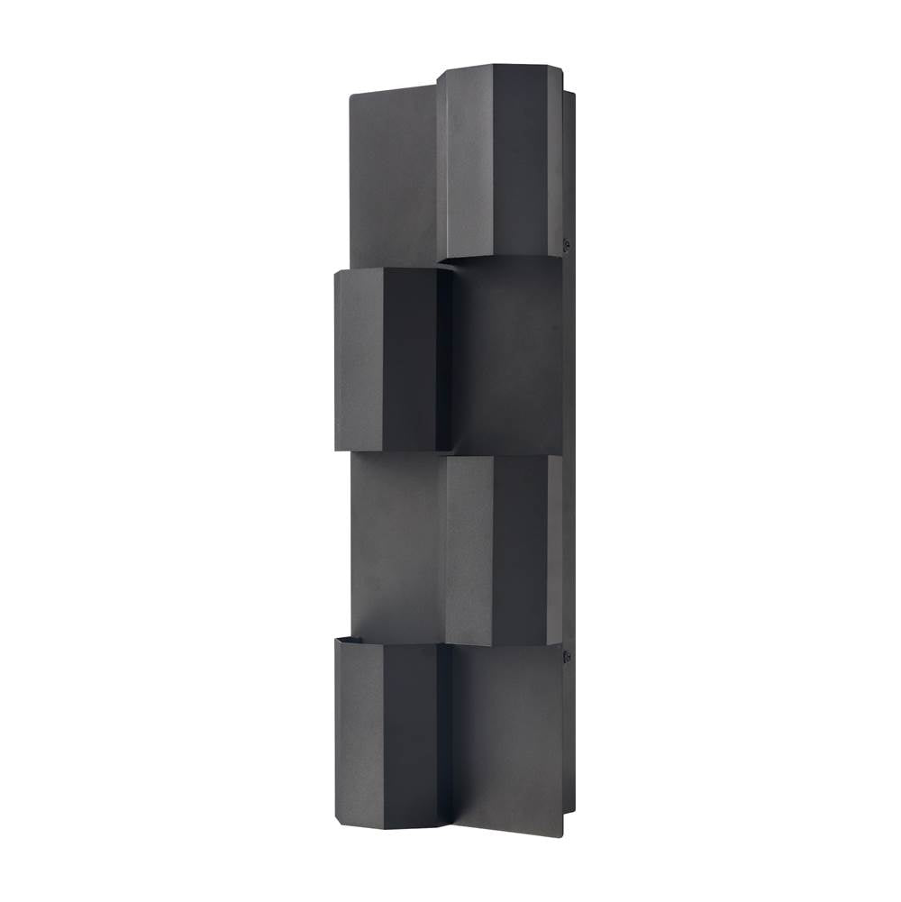 Arabela Lighting 65060 Charcoal Black 18'' Skyline Outdoor Aluminum Sconce In Charcoal Black Finish Image 5