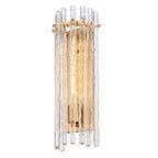 Arabela Lighting Icicles 20.25'' Icicles Vanity In Brass With Handmade Textured Glass Rods