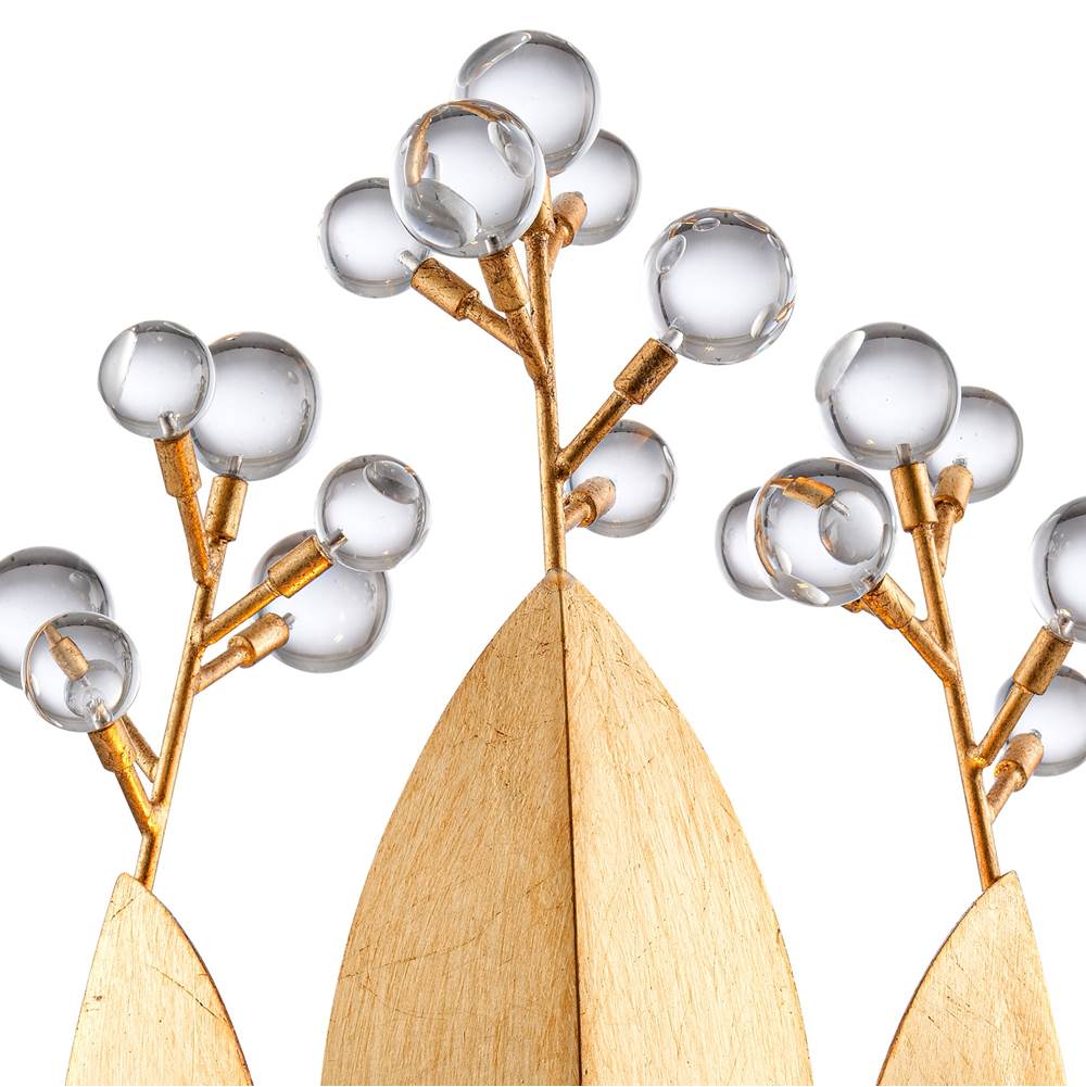 Arabela Lighting Callista 32''  Callista Chandelier In  Antique Gold Leaf With Clear Crytal