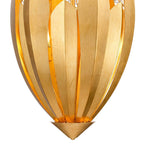 Arabela Lighting 85131-6 Antique Gold Leaf 32''  Callista Chandelier In  Antique Gold Leaf With Clear Crytal Image 5
