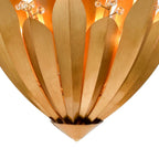 Arabela Lighting 85133-16 Antique Gold Leaf 42''  Callista Chandelier In  Antique Gold Leaf With Clear Crytal Image 5