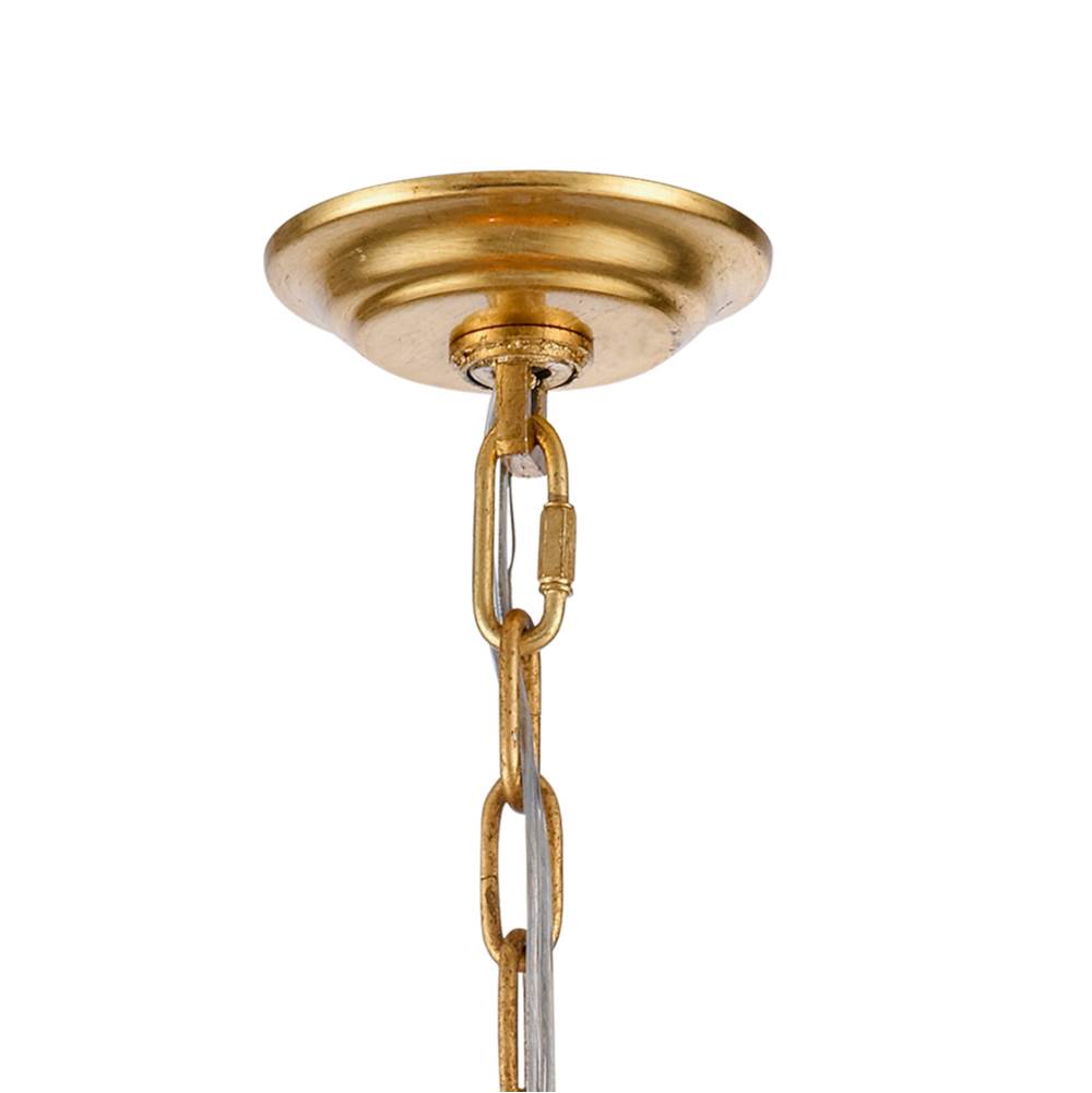 Arabela Lighting 85133-16 Antique Gold Leaf 42''  Callista Chandelier In  Antique Gold Leaf With Clear Crytal Image 4