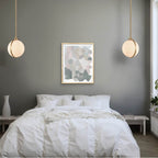 Arabela Lighting 85221-1 Lacquered Gold 10'' Lumis Pendant In Lacquered Gold  With  Faux Alabaster Shade Image 4