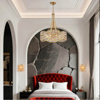 Arabela Lighting 85231-6 Lacquered Gold 27'' Anatasia Chandelier In Lacquered Gold  With  Clear Crystal Filigree Image 3