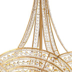Arabela Lighting 85232-12 Lacquered Gold 39'' Anatasia Chandelier In Lacquered Gold  With  Clear Crystal Filigree Image 5