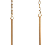 Arabela Lighting 85234-8 Lacquered Gold 47'' Anatasia Linear Chandelier In Lacquered Gold  With  Clear Crystal Filigree Image 5