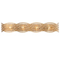 Arabela Lighting 85237-4 Lacquered Gold 36'' Anatasia Vanity In Lacquered Gold  With  Clear Crystal Filigree Image 1