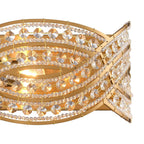 Arabela Lighting Anastasia 36'' Anatasia Vanity In Lacquered Gold  With  Clear Crystal Filigree