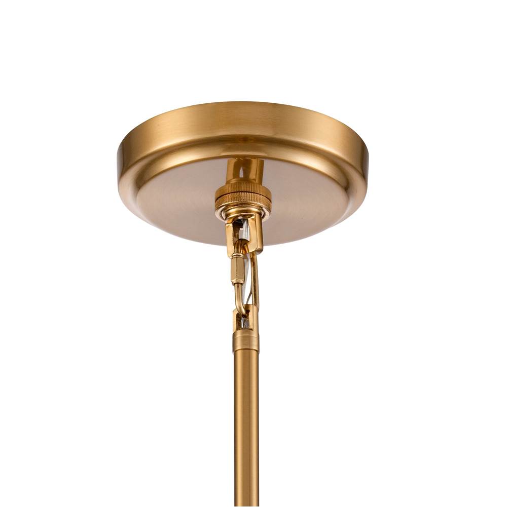 Arabela Lighting Anastasia 9.5'' Anatasia Pendant In Lacquered Gold  With  Clear Crystal Filigree
