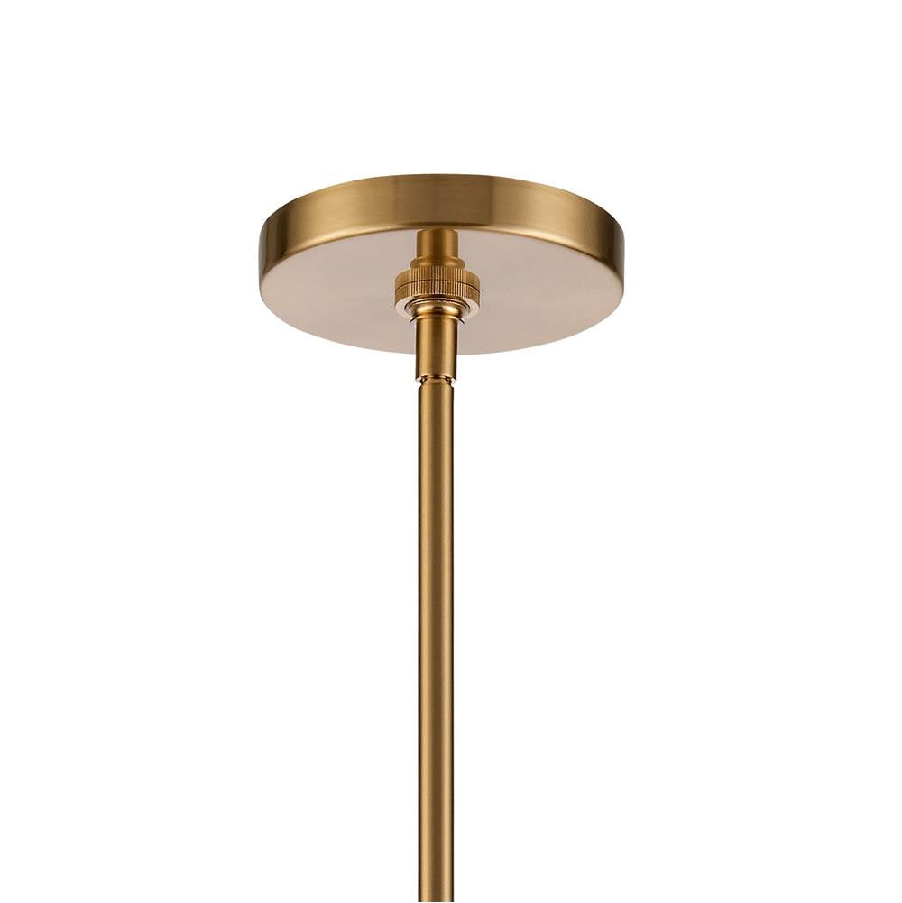 Arabela Lighting 85241-4 Lacquered Gold 36.5'' Jayden  Chandelier In  Lacquered Gold  With  Slender Water Glass Image 4