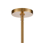 Arabela Lighting 85242-6 Lacquered Gold 44.5'' Jayden Chandelier In  Lacquered Gold  With  Slender Water Glass Image 4